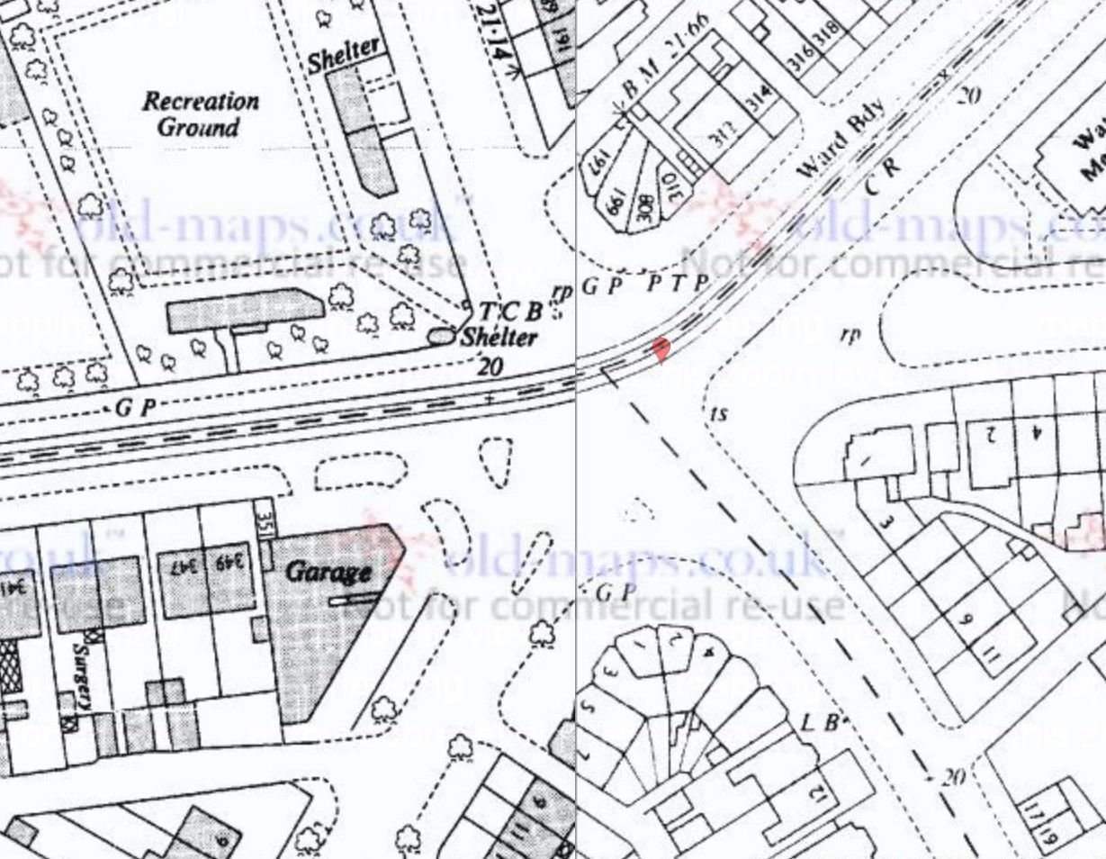 PTP - 308 Waterloo Road - OS Map 1963.jpg