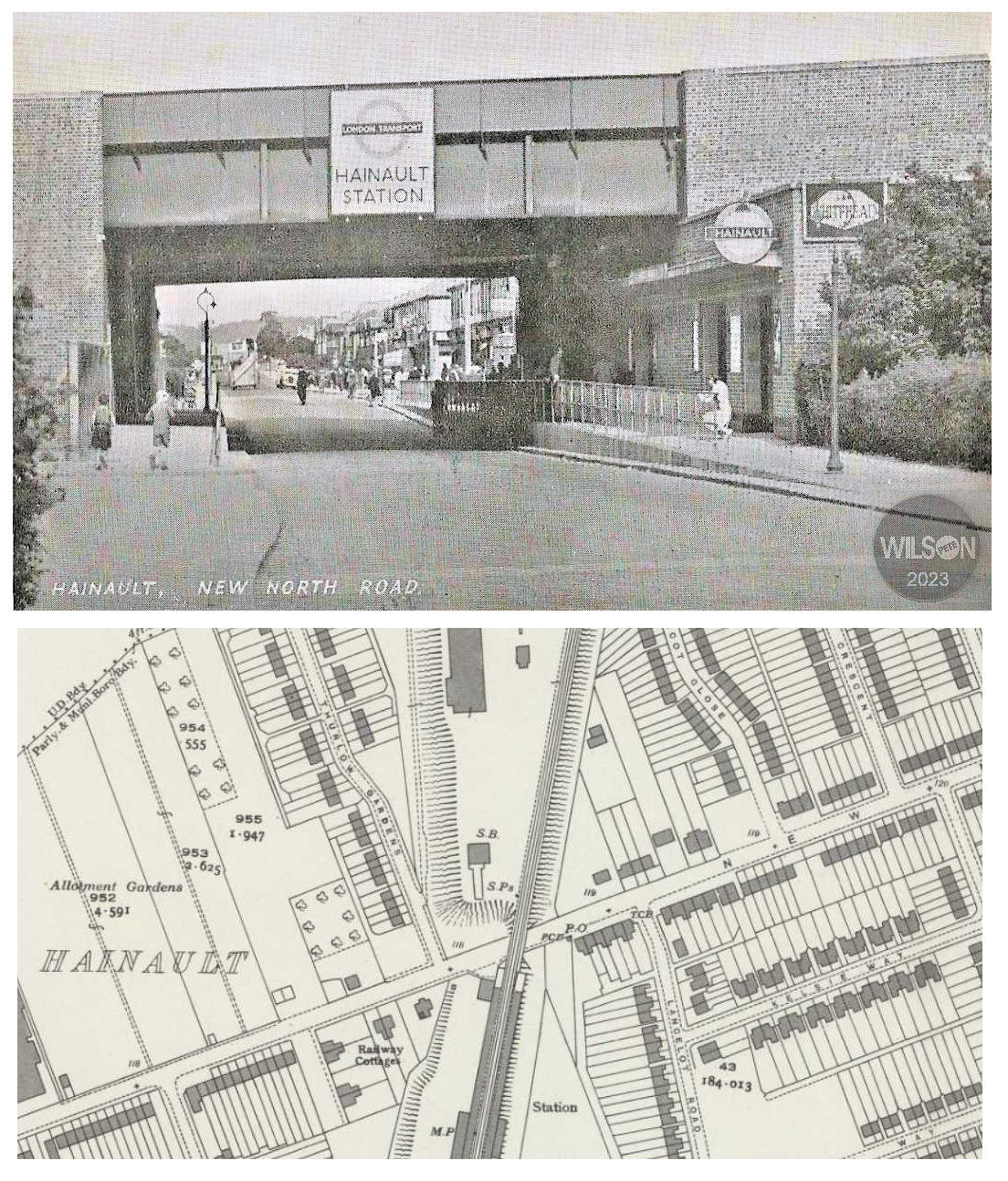 J46 Hainault Station, New North Road, south side 100 yards west of Lancelot Road,(c1940's)  (1).jpg