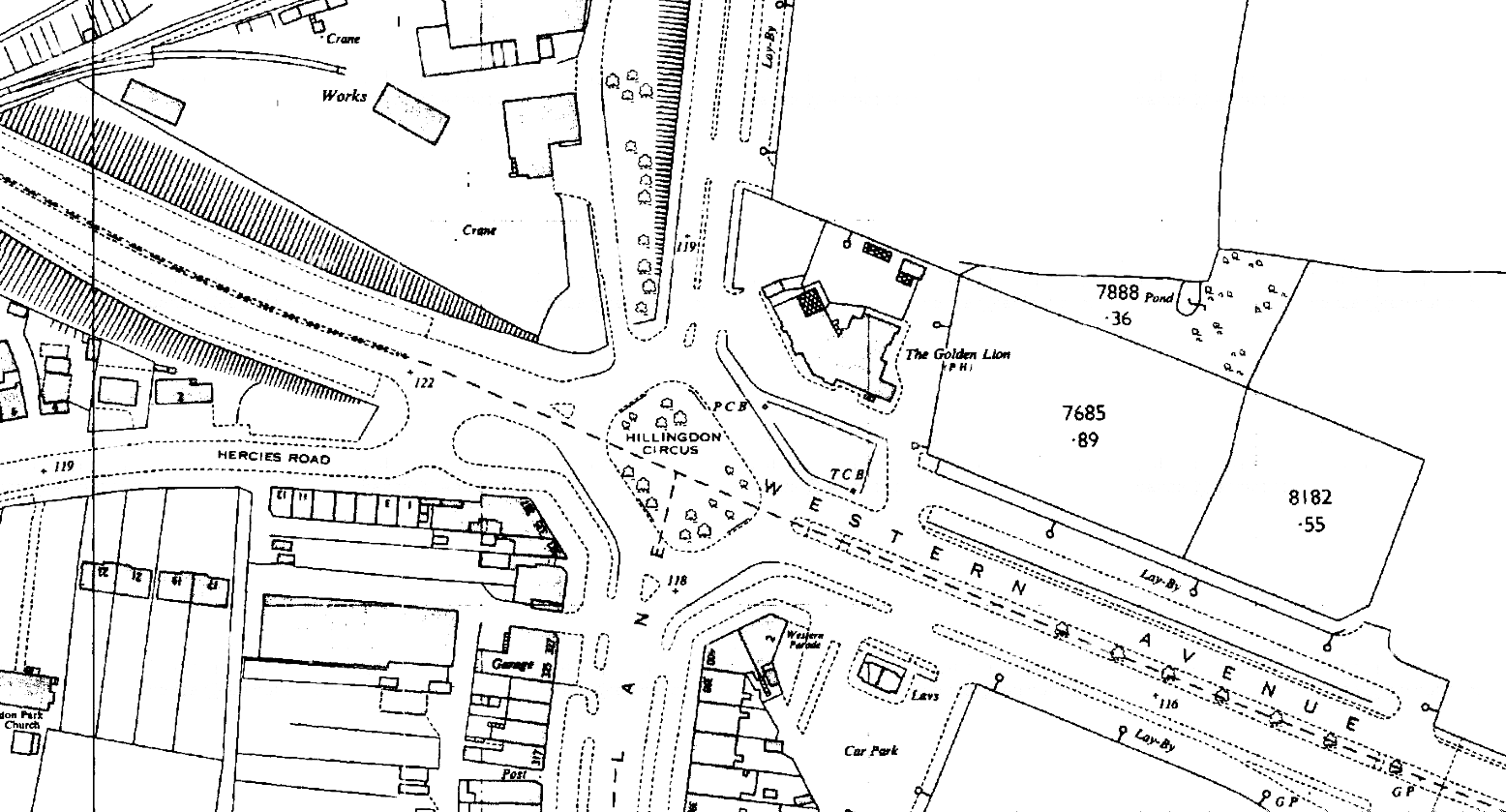 X54--Hillingdon Circus Box--1963 OS map 1-2500 scale.png