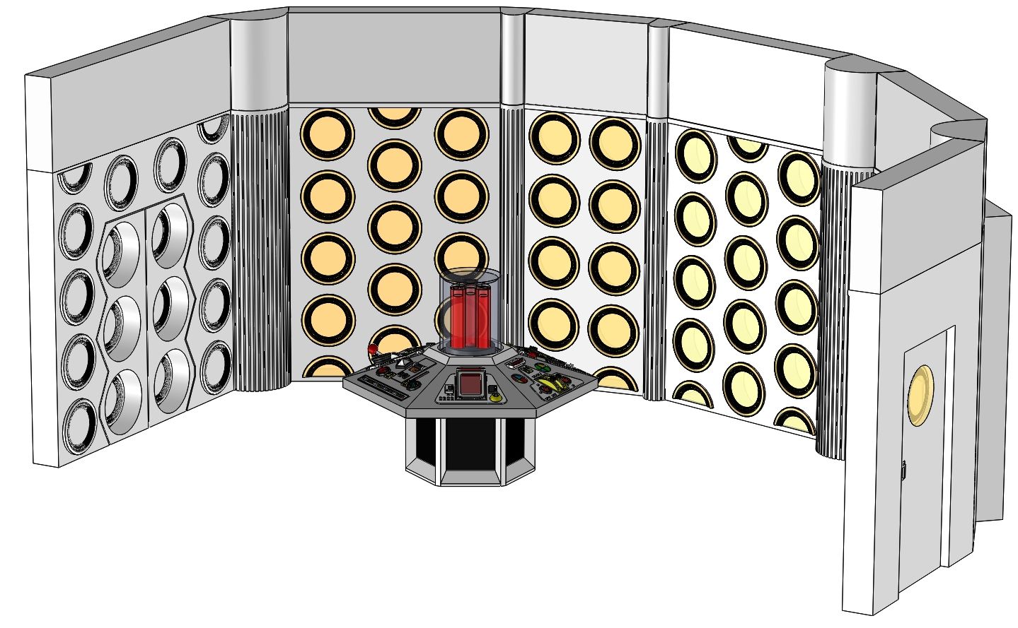 Season 18-20 TARDIS Console Room Assembly and Controls_001.JPG