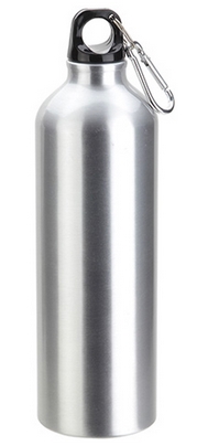 silver color aluminum water bottle w-carabiner.jpg