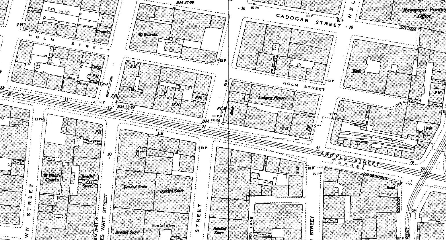 A4--West Campbell Street at Argyle Street--1952-1954 OS map extract 1-2500 scale.png